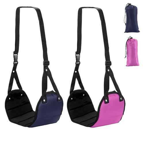 2 pedali per aerei+2 tasche, poggiapiedi per aerei, amache, pedali da viaggio portatili, pedali...