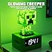 Paladone Minecraft Creeper Alarm Clock – Officially Licensed Icon with in-Game Music & Night Light for Kids & Tweens, Gaming Room Decor, Fun Gift for Minecraft Fans