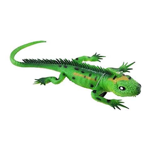 Yitaocty Realistic Green Rubber Lizard Toy Cover
