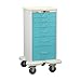 Lakeside ST-630-P-2TL Push-Button Lock Mini Tower, Steel, 6 Drawers (Fully Assembled)