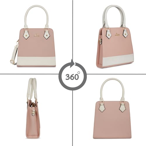 Image of Lavie Women's Pastel Roxie Small Satchel Bag | Satchel Handbag for Work | Ladies purse | Stylish Shoulder Bag | Gift for Women