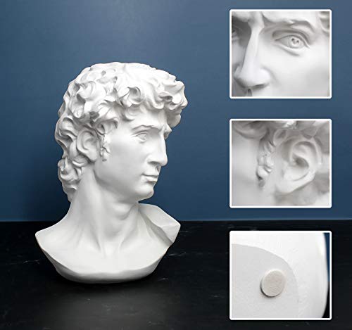 Estatua griega mini David clásico 12 pulgadas miniatura 6