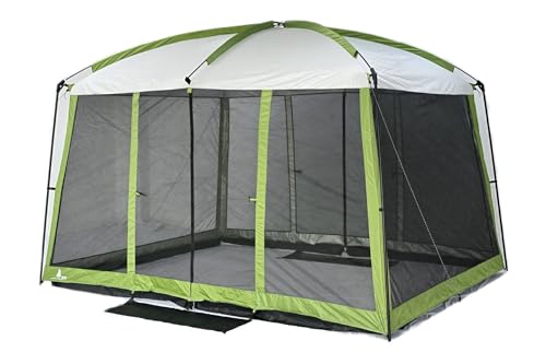 Screen House Tent, 11 x 9 x 80 inches, 3 Season Outdoor Shelter, Mesh Windows for Camping, Picnic, or Beach