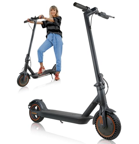 Electric Scooter, 500W Motor 16/19MPH Top Speed Escooter, with Acc Cruise Control/Dual Braking System E Scooter for Adults