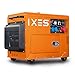 Produktbild IXES Diesel Stromerzeuger | Elektrostart | 7,7PS | 5000W | 2x 230V, 1x 400V Steckdose | 16L Tank | AVR System | Stromgenerator IX-SGD-5500D inkl. Fahrvorrichtung