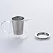Z ZICOME Stainless Steel Tea Infuser Strainer, Fine Mesh, Tea Filter with Lid