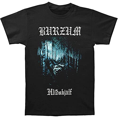 LuxUnatcc Burzum Det Som Engang VAR - Camiseta de algodón para hombre, Negro , S