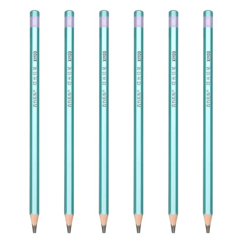 Crayons à dessin 8B anti-roulement pour éviter les mines brisées durant l'esquisse