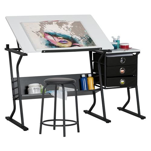 Table de dessin Eclipse Ultra inclinable avec son tabouret pour optimiser vos tracés - 8
