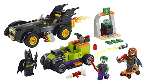Image of LEGO 76180 Super Heroes Batman vs The Joker: Batmobile Race & Hot Rod, Car Toy, Superhero, for Kids 4+