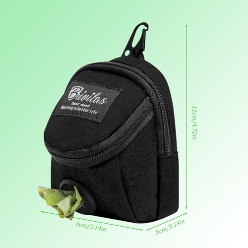 YILANJIN Leckerlitasche für Hundetraining, Kotbeutelspender für Hunde, integrierter Kotbeutelspender, Leckerlibeutel Hundeleckerli Tasche für Gassigehen Reisen Spaziergang