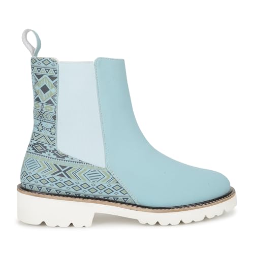 YOHO Women Printed Boots Stylish Comfortable Lightweight Deal