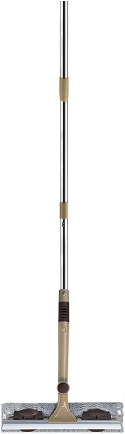 Shower Squeegees Window Cleaning Mop Extended Telescopic Double-Sided Rotating Head Brush Wiper Glass Machin