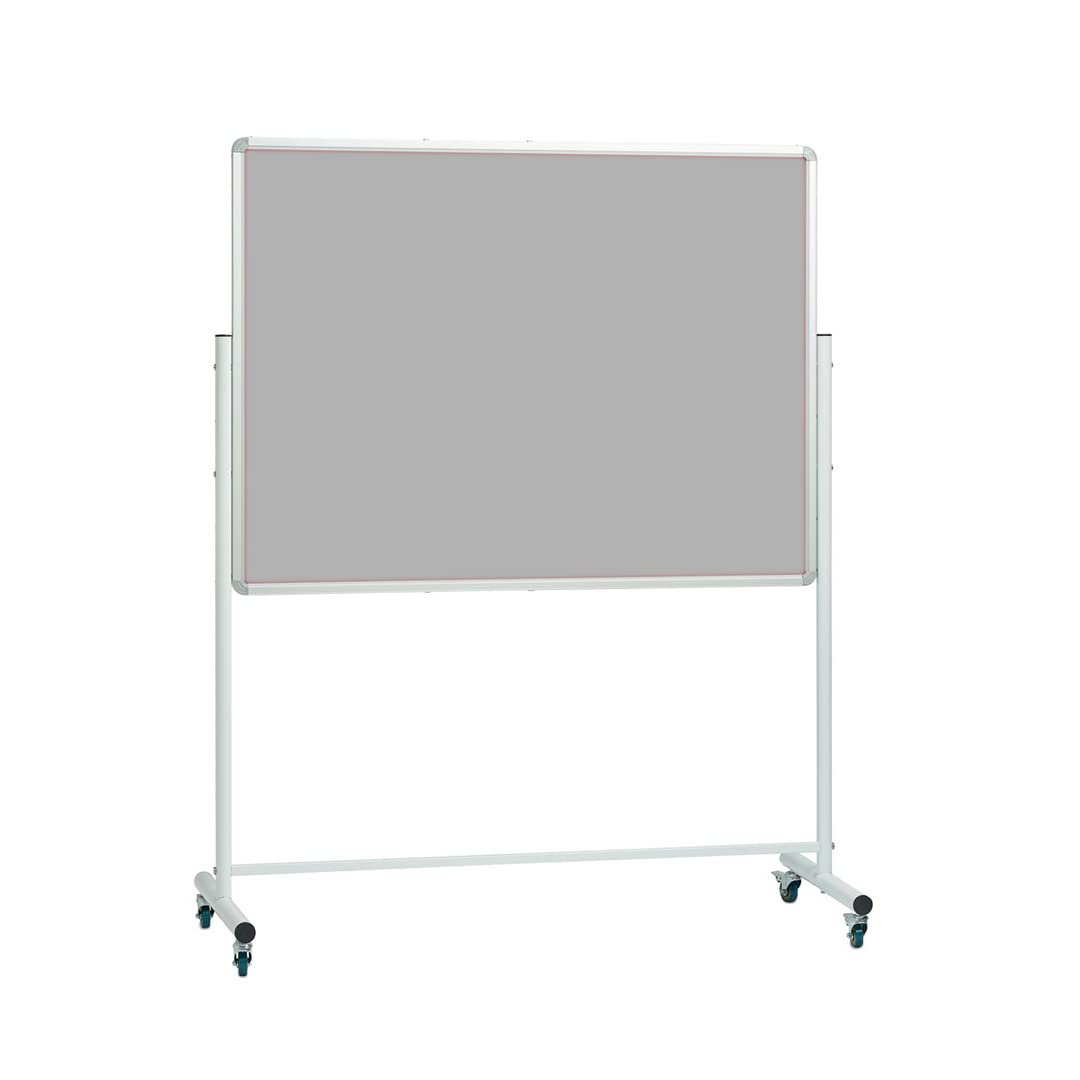 Mobile Noticeboard Pinboard Display Board 1200mm x 900mm Landscape Grey