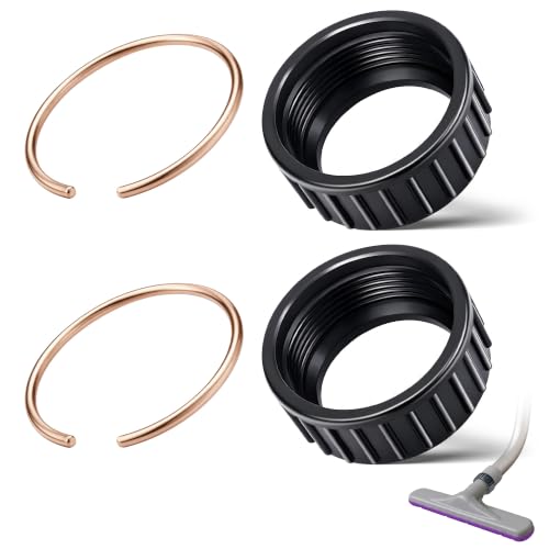 2 Pack 1.5" Aluminum Wands Replacement Nut Compatible with Proteam 100099