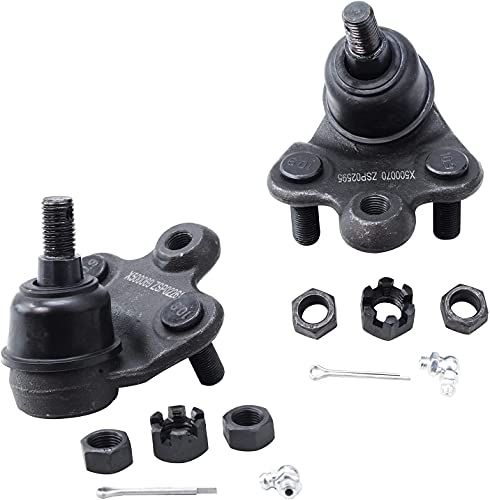 Image of Detroit Axle - 10pc Front End Suspension Kit for 2006-2011 Honda Civic 2007 2008 2009 2010, 2 Lower Control Arms 2 Lower Ball Joints 2 Sway Bar End Links 4 Inner & Outer Tie Rods Replacement