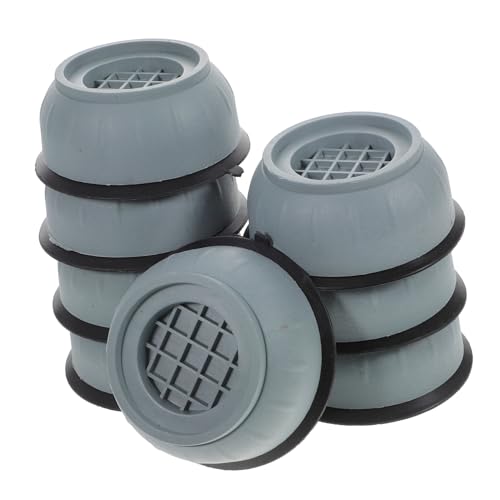 Holibanna 8pcs Impact Absorption Pad Washing Machine Floor Pad Refrigerator Anti-Slip Sturdy Heighten