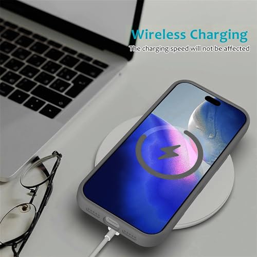 Image of ArmourPro Silicone Back Case for iPhone 17 Pro Max, Soft-Touch Case | Gray