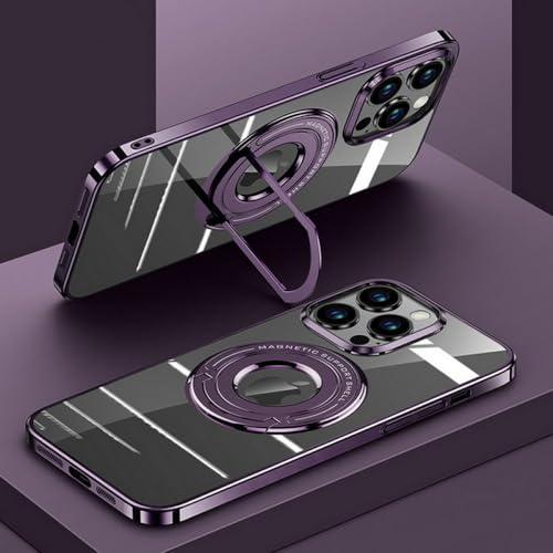 Couverture arrière transparente et placage de luxe pour iPhone 14