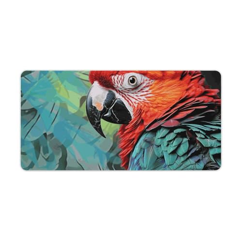 Colorful Parrot Desk Pad Large Protector de Escritorio miniatura 1