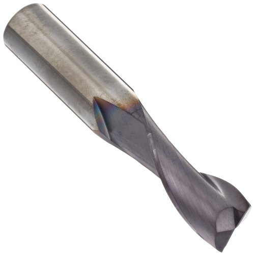 Image of Precision Twist E3302MV Carbide Square Nose End Mill, Metric, TiAlN Multilayer Finish, 30 Deg Helix, 2 Flutes, 100.0mm Overall Length, 18.00mm Cutting Diameter, 18mm Shank Diameter