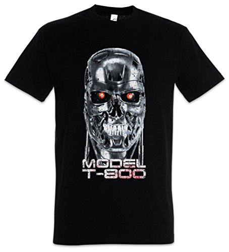 Urban Backwoods Skullhead Model Hommes T-Shirt Noir Taille L
