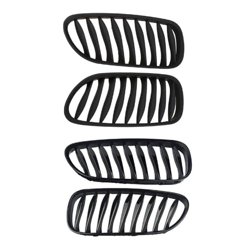 Parrillas parachoques delantero coche Z4 E85 E86 recambio central rejilla riñón negro 2