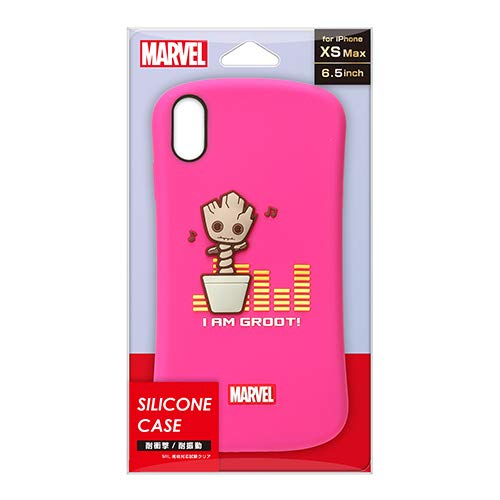 iPhone XS Max用 シリコンケース [グルート] iJacket PG-DCS595GRT