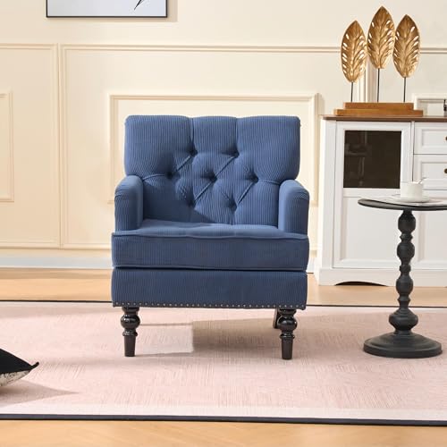 Sillón Plegable Terciopelo Azul miniatura 6