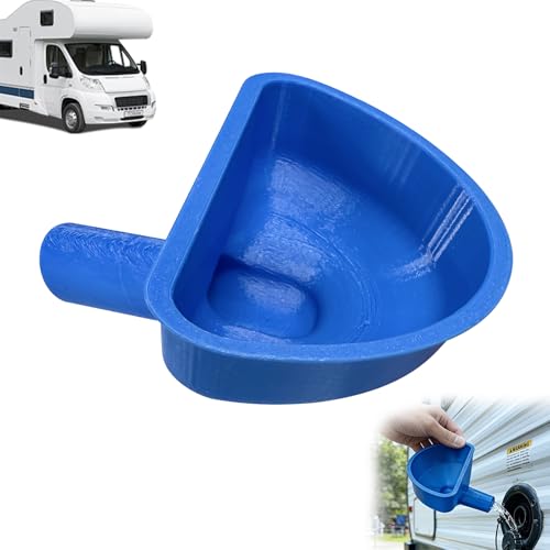 Einfüllstutzen Wasser Wohnmobil mit Überlaufschutz Großer Wassertrichter für Wassertank Auslaufsicher Einfülltrichter für Wassertanks Camping Zubehör für Wohnmobil Wohnwagen & Van