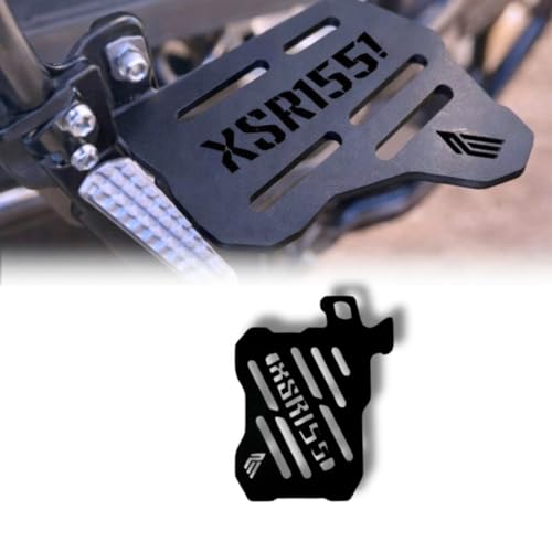 Image of Phantom Heavy Duty Pillion Footrest Yamaaha XSR 155 | 4mm Thickness CNC Machined Mild Steel | High Precision Motorcycle Accessory | Matte Black Finish (Left Side)