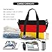 German flag Printed Tote Gym Bag Crossbody Weekend Travel Bag Suitable For Business Trips