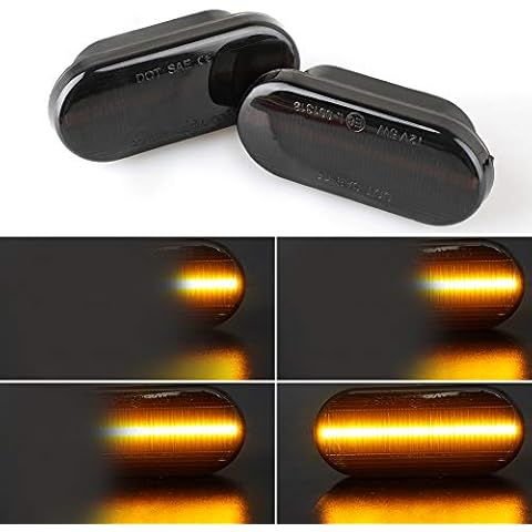 Rui Xin Trade 2 pieces Led Dynamic Side Marker Turn Signal Light Sequential Blinker Light For Volks wagen Bora Golf 3 4 / Pas sat 3 BG / Po lo Cover