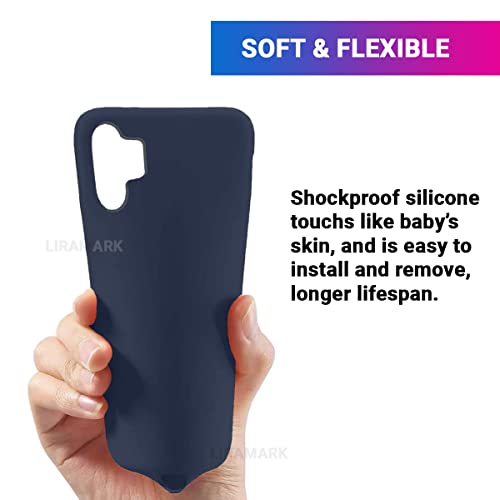 Image of LIRAMARK Liquid Silicone Soft Back Cover Case for Samsung Galaxy Note 10 Plus /Note 10+ (Blue)
