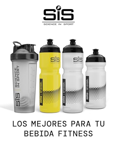 Science in Sport Protein Shaker 600ml - Shaker de proteínas antigoteo apto para lavavajillas con tapón de rosca, Ideal para batidos de proteína sin grumos