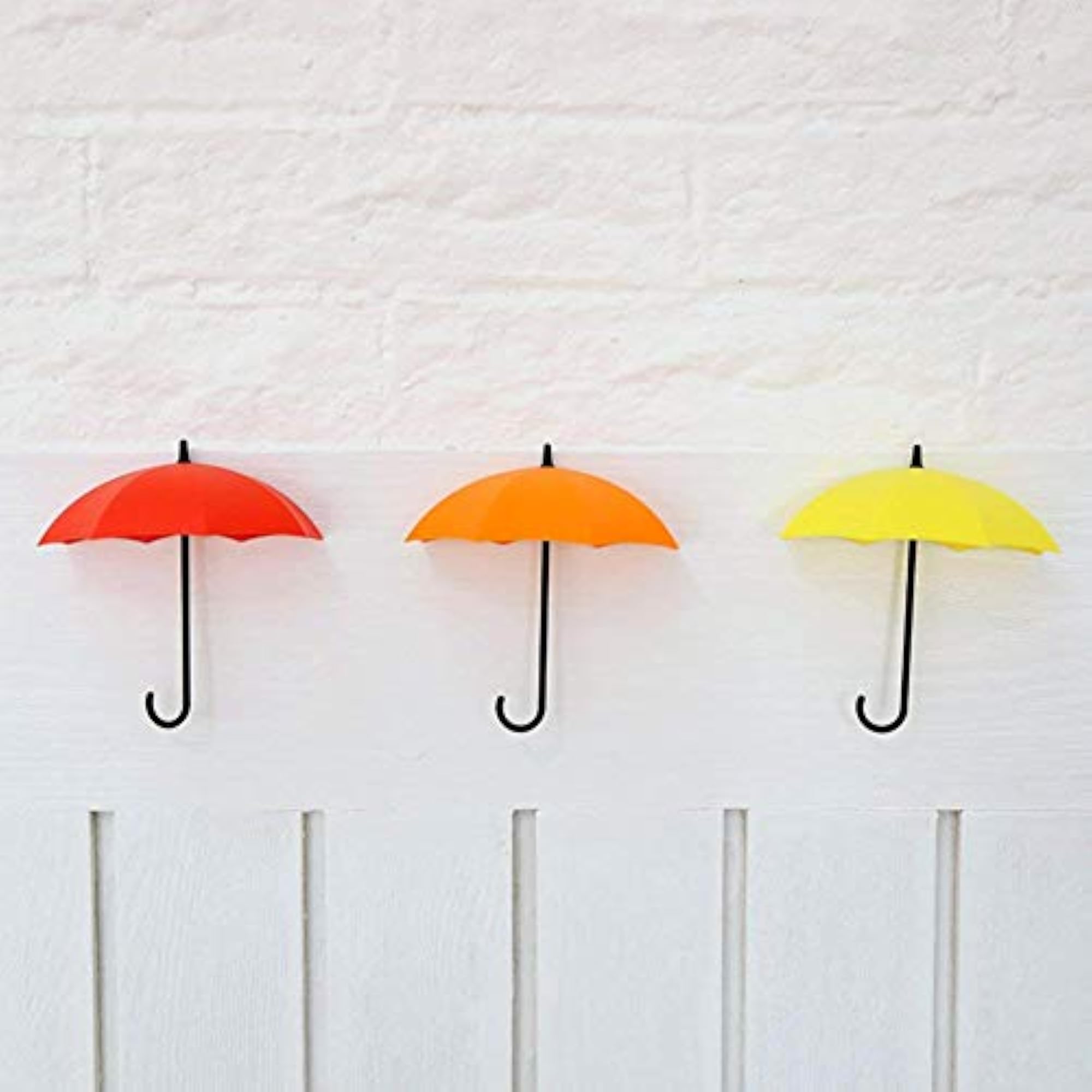 Plastic Multipurpose Wall Hanging Hook, Set of 3