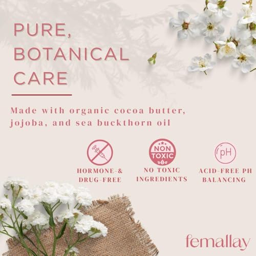 Image of Femallay Organic Vaginal Melts - Rose 2 Pack - Moisturizes and Refreshes- 14 Count + Applicator