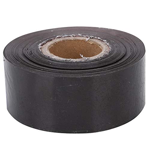 Qudinip Lámina para Estampación en Caliente, Colores Dorado, Plateado, Rojo, Negro, Verde, Azul, Blanco y Marrón, Superficie Lisa con Buen Efecto de Estampado, para Papel, Cuero, (Negra)