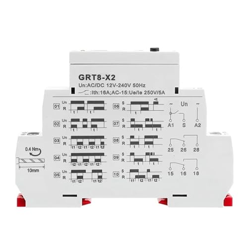 Relais temporisé multifonction programmable 16A écran digital - 2