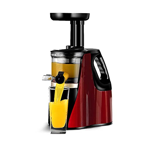 Slow Masticating Juicer Vegetable and Fruit, Cold Press Juicer Machine Easy to Clean, Fruit Juicer 98% Juice Yield & Pure Juice