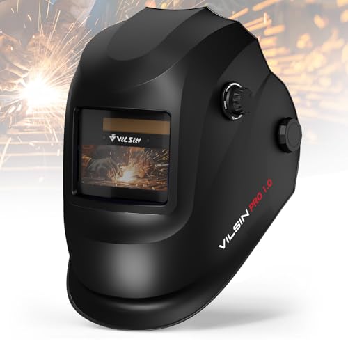 VILSIN Auto Darkening Solar Powered Welding Helmet