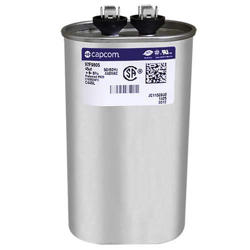 97F9644-45 uf MFD 440 Volt VAC - GE Oval Run Capacitor Upgrade