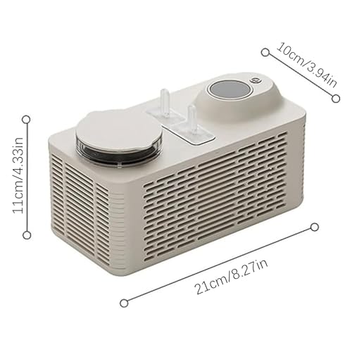 Máquina portátil mini fabricadora de paletas heladas para uso doméstico, blanca, con 4 palitos, hace 2 paletas en 25 minutos, para casa, oficina, auto o camping miniatura 2
