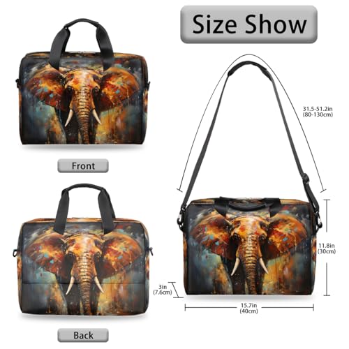 Maletín para laptop unisex 15.7 x 3 x 11.8 pulgadas miniatura 6