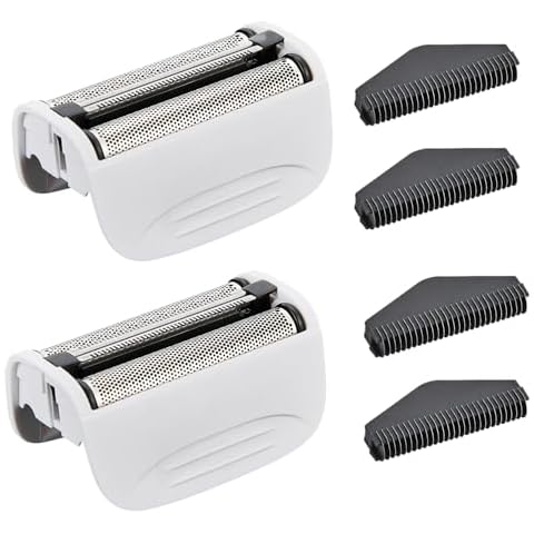SPF-7580 Replacement Head and Cutter Assembly Compatible with Remington PF7580,PF7400,PF7500,and PF7600 Foil Shavers，2 PACK（White） Cover
