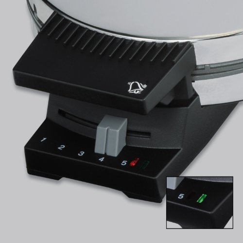 Cloer 285 Hörncheneisen für hauchdünne, knusprige Hörnchen, 800 W, Backfläche 15 cm Durchmesser, schwere Backplatten… – Bild 3