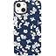 Navy Cherry Blossom Floral