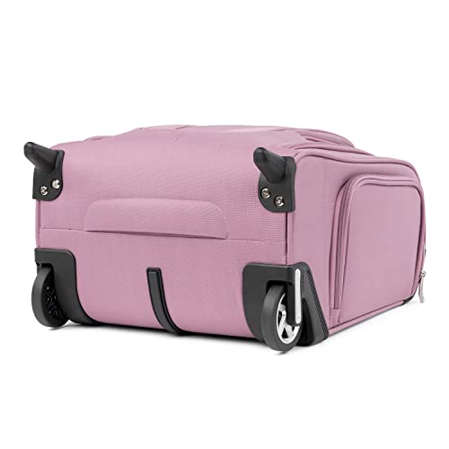 Image of Travelpro Luggage Maxlite 5 Softside Lightweight Rolling Underseat Compact Carry on Upright 2 Wheel Bag, 15-Inch - Orchid Pink Purple