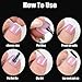 SWRITATSK Toe Nail Tips,French Press On Toenails For Women,120Pcs Press On Nails,Square Toe Nail Press Ons Toe Nails,12 Size French Nude Wearable Full Cover Fake Toenails,False Nails Gel Toe Nails