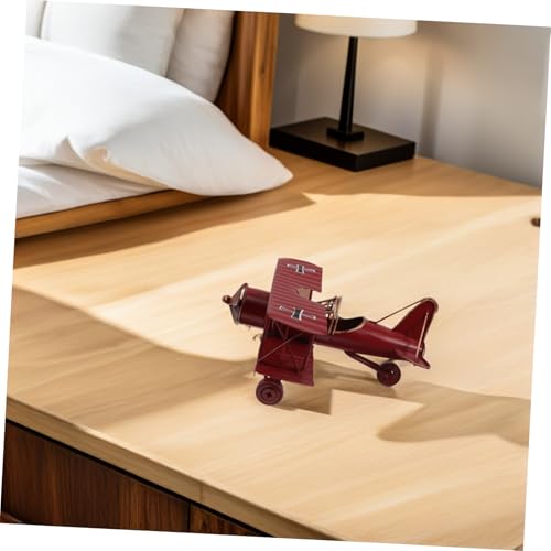 Modèle avion fer rétro décoration de collection en métal - 8
